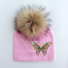 Load image into Gallery viewer, Fashion Baby Cap With Butterfly Toddlers Infant Bonnet Baby Hat For Boys and Girls Travel Hat Cap
