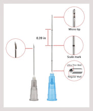 Load image into Gallery viewer, Korea 2pcs Hot SellMesotherapy Blunt-tip Cannula for Filler Injection  14G--30G Hyaluronic Acid Injection Blunt Tip Micro Cannul
