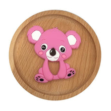 Load image into Gallery viewer, 1pc Unique Baby Koala Silicone Teether Teething Chew Toy   Nursing Tool Pendant Food Grade Silicone
