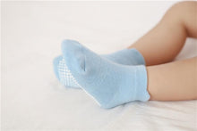 Load image into Gallery viewer, 6 Pairs Cotton Baby 's Non-slip Boat Low Cut Floor Socks With Rubber Grips For Boys &amp; Girls Sock
