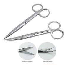 Load image into Gallery viewer, Pet Farm Veterinary Vet Medical Stainless Steel Surgical Scissors 14cm 16cm 18cm Straight curved Tip Scissors Farming Tool
