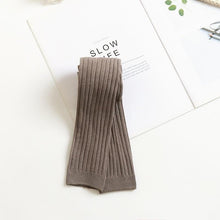 Load image into Gallery viewer, Baby Girl Stretch Leggings Pants Spring and Autumn Toddler Child Knitting Trousers Pink Yellow Color
