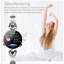 Load image into Gallery viewer, Fashion Women's Smart Watch Waterproof Wearable Device Heart Rate Monitor Sports Smartwatch For Women Ladies
