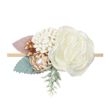 Load image into Gallery viewer, Handmade Luxury Pearl Baby Headbands Bundle Nylon Elastic  Newborn Hair Accessories for Girls Kids
