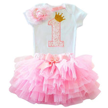 Load image into Gallery viewer, Modern Unicorn Party Girls Tutu Dress Toddler Kids Clothes Baby 1st Birthday Outfits For Girls
