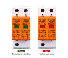 Load image into Gallery viewer, TOMZN SPD DC 1000V 800V 600V 500V 20KA~40KA House Surge Protector Protective Low-voltage Arrester Device
