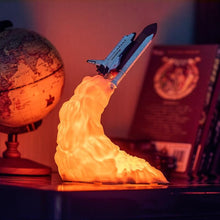 Load image into Gallery viewer, NEW Popular Space Shuttle Lamp and Moon lamps In Night Light By 3D Print For Space Lovers Rocket Lamp
