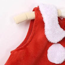 Load image into Gallery viewer, Christmas Princess Dress and Bowknot Hat Outfits Newborn  Perfect Gift For Baby Girl
