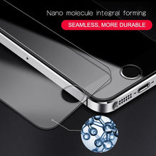Load image into Gallery viewer, 9D Full Protection Glass For iPhone 7 8 6 6S Plus Transparent Screen Protector For iPhone 5 5C 5S SE 2020 Tempered Glass Film Tempered Glass Screen Protector Guards Protects From Crash &amp; Scratch
