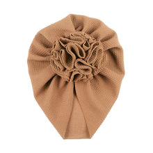 Load image into Gallery viewer, Baby Flower Turban Headwraps Caps Elastic Hair Accessories Bow For Baby Girls

