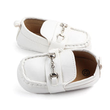 Load image into Gallery viewer, Leather Baby Shoes Fashion Infant Boys Girls Anti-slip Soft Sole Newborn First Walkers Luxury Shoes Design For Kids
