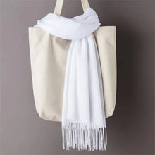 Load image into Gallery viewer, 2022 Tassel Women’s Scarf – Designer Shawl, Wrap &amp; Hijab Pashmina
