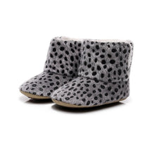 Load image into Gallery viewer, Cute Baby Infants Shoes Dot Knitting Boots Casual Non-slip Soft Soled Walking Shoes

