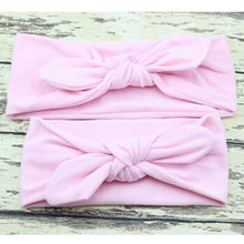 Load image into Gallery viewer, Modern Mother &amp; Daughter Rabbit Ears Bow Hair Bands Cloth Headband Bowknot Headwear Bow
