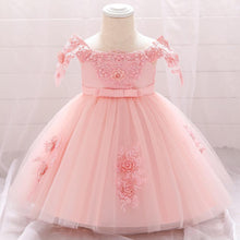 Load image into Gallery viewer, Luxury Modern Designer Toddler Baby Girl Infant Princess Lace Tutu Dress Baby Girl Wedding Dress Kids Party Dress
