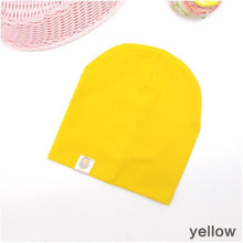 Load image into Gallery viewer, Baby Street Dance Hip Hop Hat Cotton Toddler Hat for Boys and  Girls Cap Winter Warm Solid Color Children Hat In Modern Design
