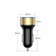 Load image into Gallery viewer, Portable Mini Fast Charger Dual USB Car Durable Phone Charger 5V 3.1A With LED Display Universal Lightweight Phone Charger

