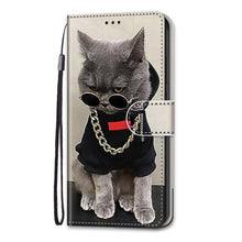 Load image into Gallery viewer, Flip Case For Xiaomi Redmi Note 8 Pro 7 8T note4 4X Phone Case Leather Wallet Book Cute Cat Cover For Redmi 8 8A 7 7A 4 4X Cases Leather Wallet Flip Card Slots Holder Cover Side Pocket Shockproof Protective Magnetic Closure Bumper Phone Cases
