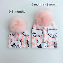 Load image into Gallery viewer, Fashion Newborn Baby Children Hat Cap  Pompom Infant Toddler Comfortable Hats Beanies For Kids Boys And Girls
