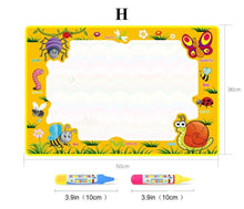 Load image into Gallery viewer, Magic Water Painting Drawing Mat &amp; 2 Pens Doodle Board Coloring Books for Kids Children Educational Toys
