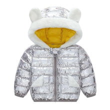Load image into Gallery viewer, Shiny Modern Luxury Speciall Designed Winter Outerwear Hooded Coat &amp; Jacket Winter Fashion Kids clothing Models For  Babies and Girls 3-24 Months
