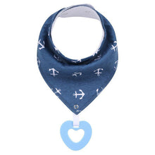 Load image into Gallery viewer, 100% Organic Cotton Super Absorbent And Soft Unisex Baby Bandana Drool Bibs And Teething Toys For Newborn
