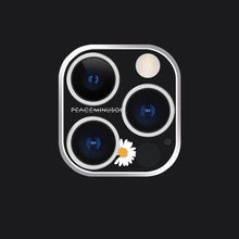 Load image into Gallery viewer, Cute Cartoon Camera Protector Case For iPhone 13 12 11 Pro Max Camera lens Cover Glass For iphone 12 13 mini Protection Sticker Aluminum Alloy Lens Protective Ring For Camera Protection
