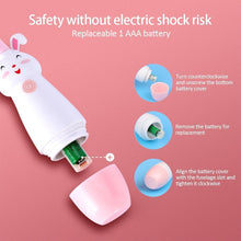 Load image into Gallery viewer, New Electric Toothbrush Cartoon Pattern Teethbrush Electric Teeth Tooth Brush For Kids with Soft Replacement Head Vibrating Toothbrush for Children Boys and Girls Age 3-13 IPX7 Waterproof Christmas Gift for Kids
