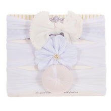 Load image into Gallery viewer, Fashion Baby Nylon Bow Headband Newborn Bowknot Round Ball Head wrap Flower Turban Girls Hair Bands Bow For Kids
