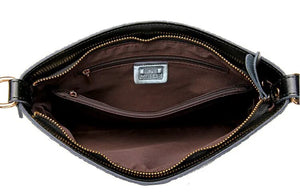 NIGEDU Genuine Leather Women's Clutches Fashion crocodile Shoulder bag rivet handbags clutch ladies luxury envelope evening bags