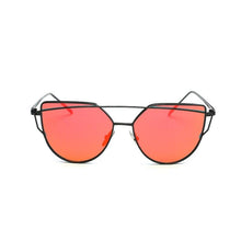 Load image into Gallery viewer, Luxury Vintage Modern Cat Eye Metal High Quality Frame  With Miror Sunglasses For  Women and Lady sunglasses With UV400 Protection
