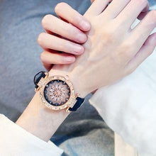 Load image into Gallery viewer, Women Elegant Popular Watch Set Starry Sky Ladies Bracelet Watch Casual Leather Sports Quartz Wristwatch For Women and Girls
