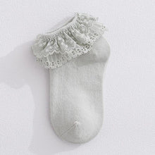 Load image into Gallery viewer, New Baby Socks Cute Lace Flower Bows Newborn Baby Girl Socks Cotton Princess Girls Socks
