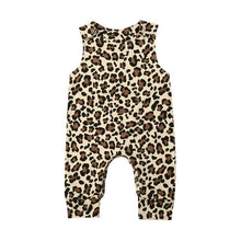 Load image into Gallery viewer, Newborn Baby Girl/ Sleeveless/ Long Sleeve Leopard Romper Jumpsuit Outfit For Babies In elegant Modern Deisgn
