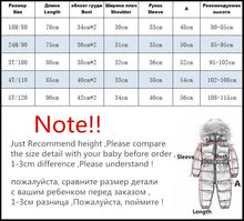 Load image into Gallery viewer, Modern Trend NEW Children's Clothing Jacket Snow Wear Coat Jumpsuit for Girls And Boys Winter Ski Suit For Kids
