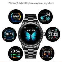 Load image into Gallery viewer, Smart Watch For Men With  LED Screen and  Heart Rate Monitor Blood Pressure Fitness tracker Sport waterproof Smartwatch

