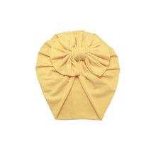 Load image into Gallery viewer, Luxury Modern Baby Headband Hat Bowknot Print Cotton Stretchy Turban Headband Infant Head Wrap Beanie Hat  For Babies and Kids
