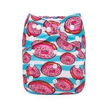Load image into Gallery viewer, Baby One Size Fits All Reusable Baby Cloth Diaper with  Microfiber Insert Diaper For Baby Boys and Baby Girls In Modern New Printed Design
