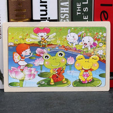 Load image into Gallery viewer, 24 Slice Wood Puzzles Children Adults Vehicle Puzzles Wooden Toys Learning Education Environmental Assemble Educational Games For Kids and Babies
