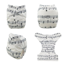 Load image into Gallery viewer, ModernLuxury Printed Baby Cloth Diaper Reusable Cloth Nappy Snap Adjustable Pocket Diaper Nappies For Baby Kids
