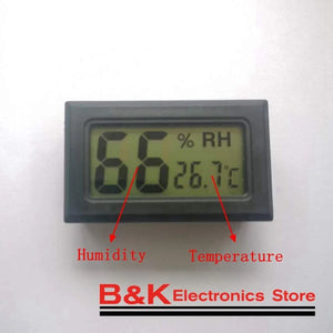 Mini Digital LCD Convenient Temperature Sensor Humidity Meter Indoor Hygrometer Portable Gauge Fridge Thermometer Wire 2M