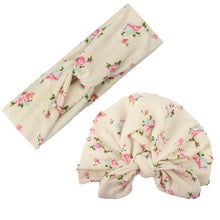 Load image into Gallery viewer, Modern Mom&amp;Baby Turban Mother Baby Hat Headbands Mom Daughter Bow Knot Caps Print Solid Parent-Child Hair Accessories
