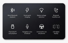 Load image into Gallery viewer, 3.0 Car USB Charger USB Car Phone Charger Fast Charge With FM Transmitter Bluetooth Car Kit LED MP3 Player
