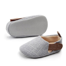 Load image into Gallery viewer, Baby Unisex Shoes Infant Soft First Walkers Nonslip Indoor Outdoor Shoes Cotton Fabric Prewalkers

