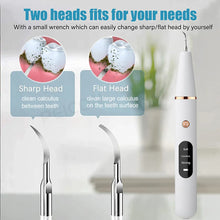 Load image into Gallery viewer, Ultrasonic Dental Scaler For Teeth Tartar Stain Tooth Calculus Remover Electric Sonic Teeth Plaque Cleaner Dental Stone Removal
