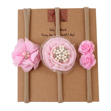 Load image into Gallery viewer, Flower Trendy Baby Headband For Girl Bows Crown Head Bands Cute Newborn Headbands Hairbands Baby Hair Accessories
