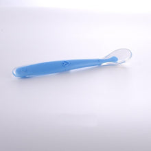 Load image into Gallery viewer, Silicone Baby Soft Soup Spoon Healthy Infant Sucker Candy Color Kitchen Cooking Spoon Rice Spoon Children Dishes Tableware for Kids
