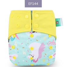 Load image into Gallery viewer, Trend New Print Eco-friendly Cloth Diaper Baby pocket Waterproof Cartoon Owl Baby Diapers Reusable Cloth Nappies For Baby and Kids
