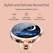 Load image into Gallery viewer, Fashion Women's Smart Watch Waterproof Wearable Device Heart Rate Monitor Sports Smartwatch For Women Ladies
