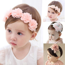 Load image into Gallery viewer, Modern Baby Headband Flower Girls Bows for Baby Girls Kids Headbands Turban Newborn
